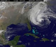 Satellitenbild Hurrican "Sandy" 28-10-2012